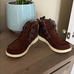 SHEIN Brown Suede Women's Boots